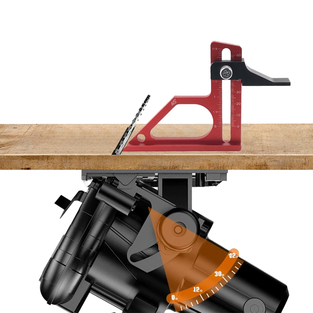 Woodworking Gauge - เกจวัดความลึกสำหรับเลื่อยโต๊ะ เครื่องมือวัดความสูงที่ทนต่อการสึกหรอ ปรับระดับความลึกและความสูงได้ อุปกรณ์เสริมงานไม้