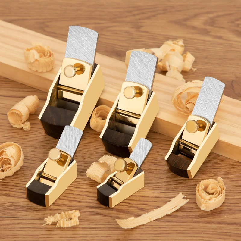 Woodworking Rasp - ส้นแบนไสไม้มะเกลือ/แผ่นทองเหลืองด้านล่างแบบนูนอุปกรณ์ทำแผงเครื่องดนตรีไวโอลินเครื่องไสไม้นิ้วหัวแม่มือแบบสั้นทำด้วยมือ