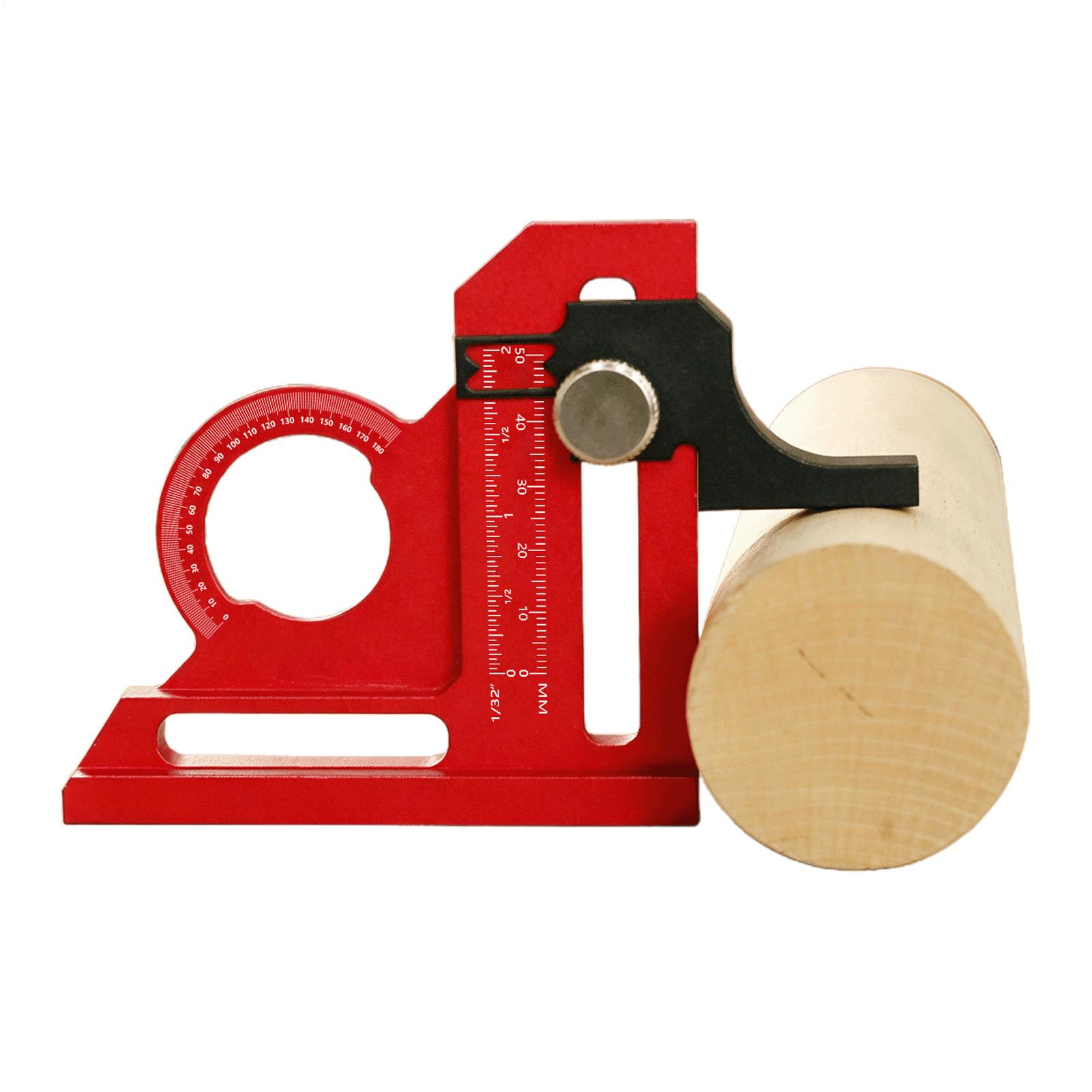 Woodworking Gauge - เครื่องวัดความลึกสำหรับเราเตอร์และเลื่อยวงเดือน ปรับได้ ใช้สำหรับงานไม้ เครื่องมือวัดสำหรับโต๊ะเราเตอร์ สำหรับช่างไม้ ช่างสร้าง
