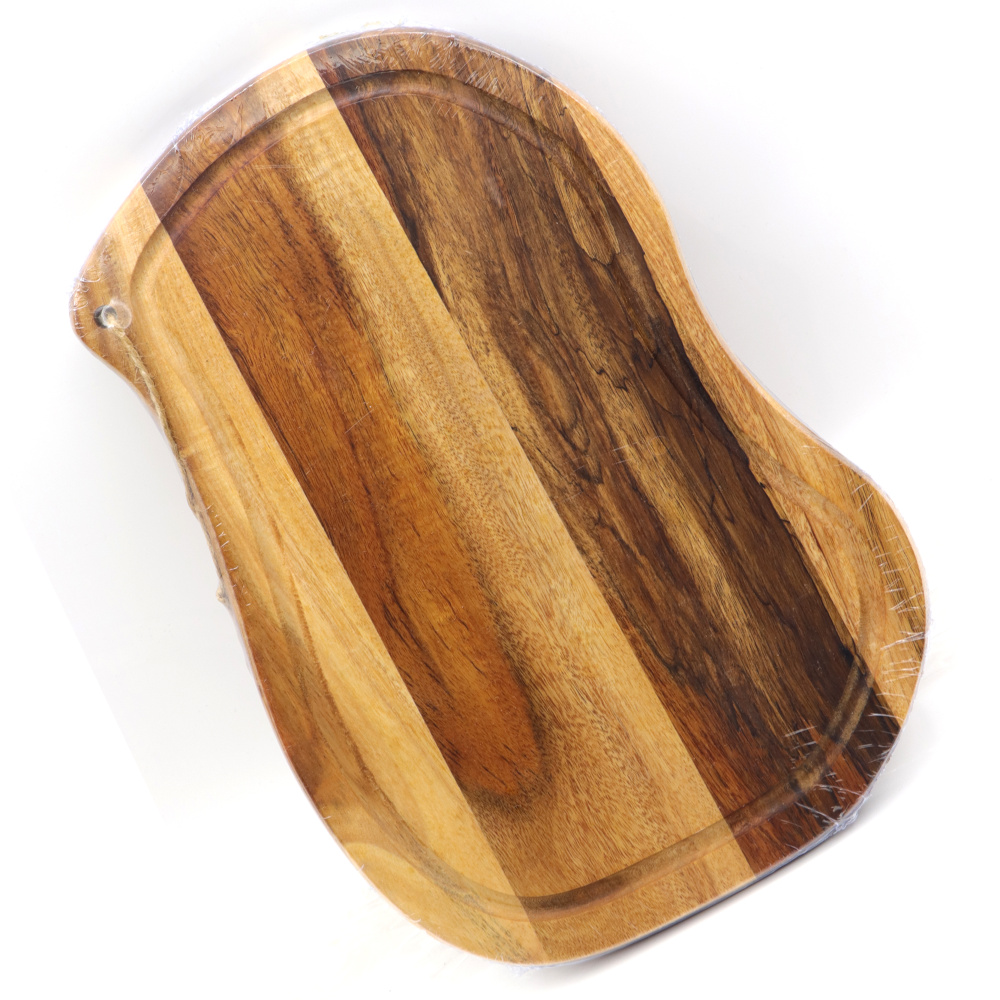 Woodworking Rasp - Jaswehome Acacia ตัดไม้คุณภาพสูงชีสเขียงไม้ลึกน้ำร่องเสิร์ฟบอร์ด