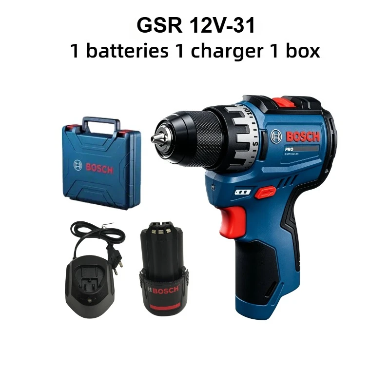 Woodworking Drill - บ๊อช โปรเฟสชันแนล GSR 12V-31 สว่านไร้สาย 12V