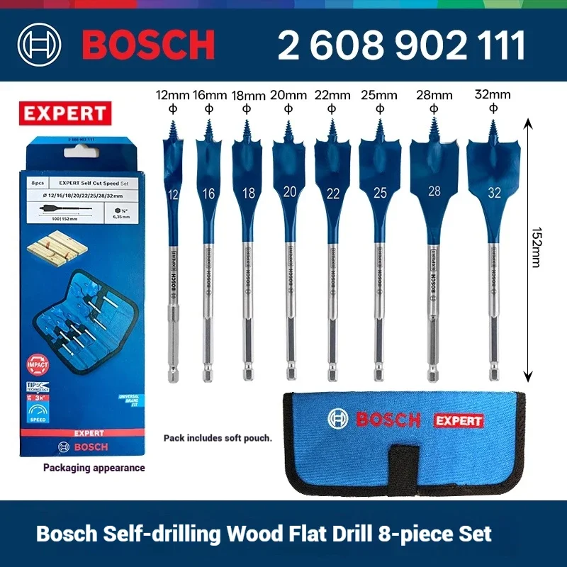 Woodworking Drill - ชุดดอกสว่าน Bosch EXPERT Self Cut Speed