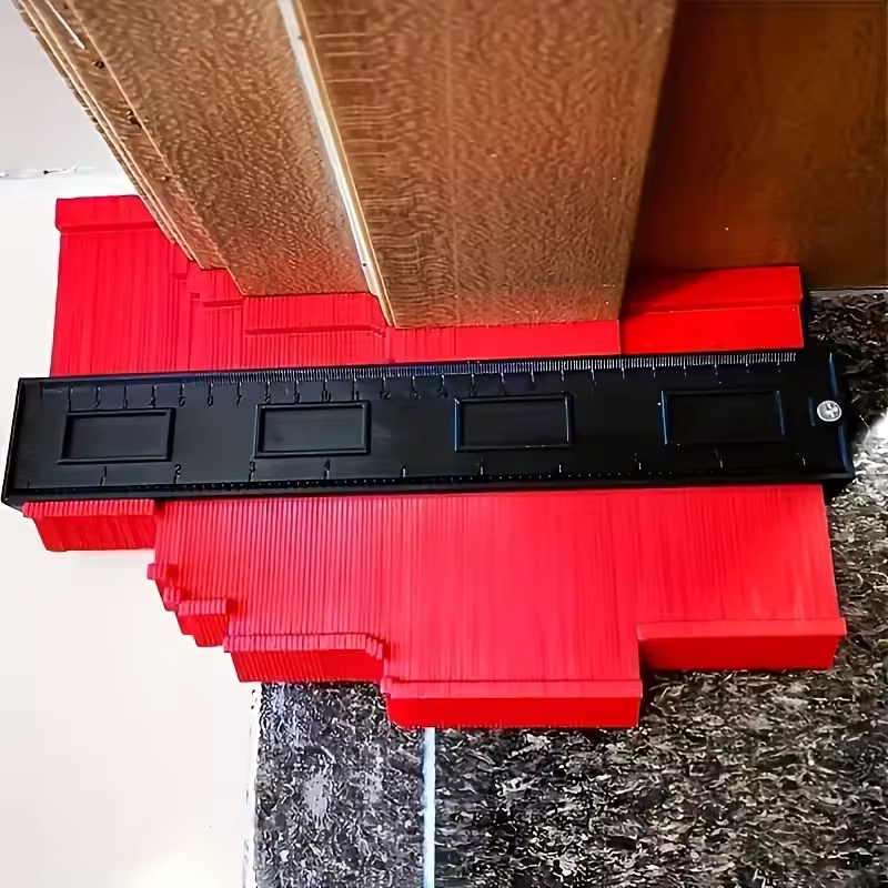 Woodworking Gauge - เครื่องมือวัดรูปทรงโปรไฟล์ ไม้บรรทัดคัดลอกเส้น แม่แบบตัด เครื่องมือวัดสำหรับงานก่อสร้าง งานไม้ เครื่องมือวัดสำหรับปูกระเบื้องเซรามิก