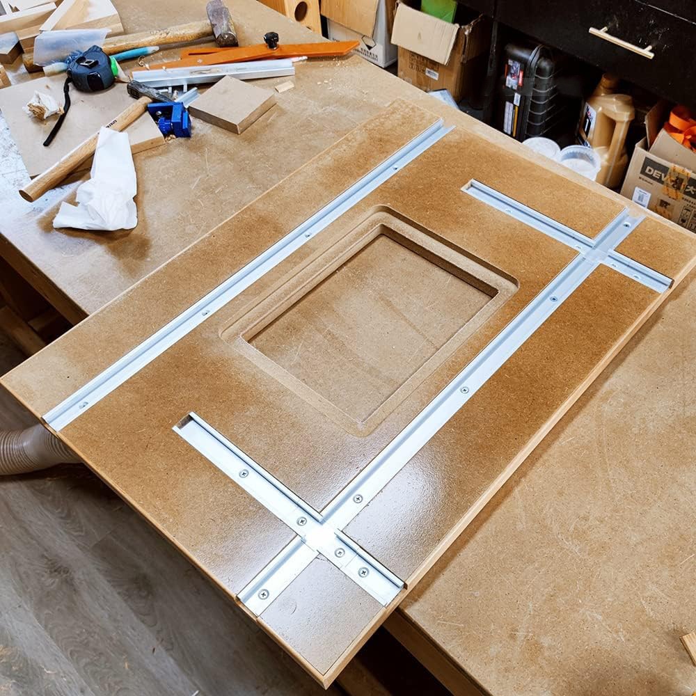 2pcs ประเภท 30 ไม้ T-slot TRAC - Woodworking Plan บทวิจารณ์และราคา