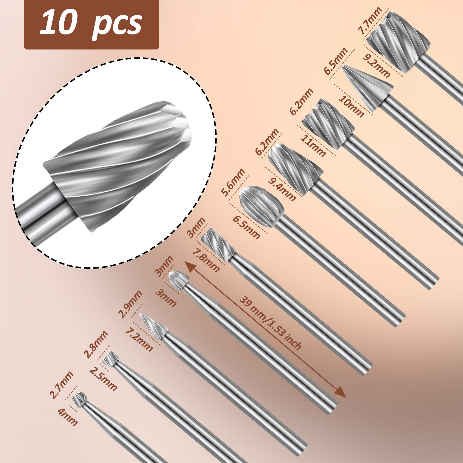 ชุดดอกสว่านแกะสลักไม้ HSS 15 ช - Wood Chisel Set บทวิจารณ์และราคา