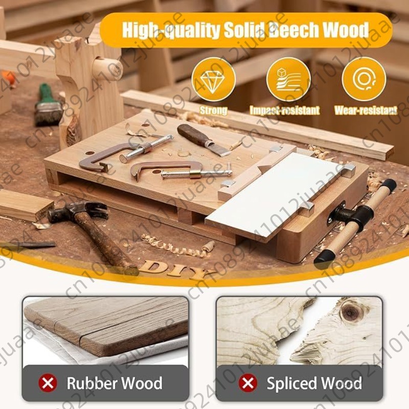 โต๊ะทำงานไม้เนื้อแข็งพร้อมตัวจ - Woodworking Bench บทวิจารณ์และราคา