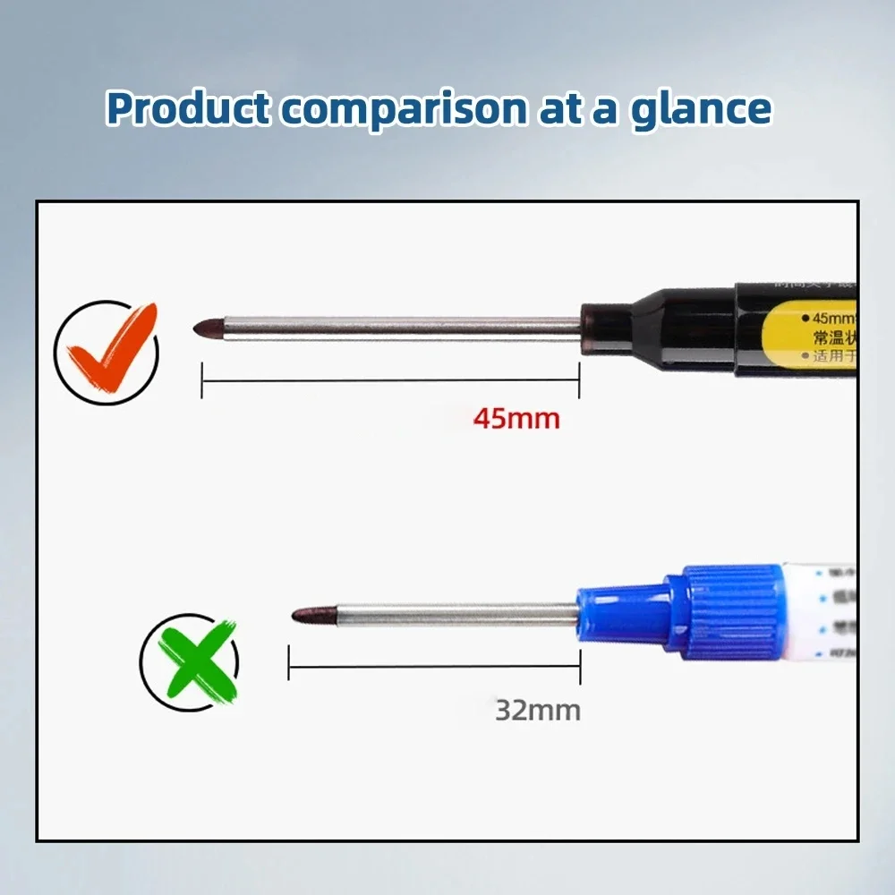 ปากกามาร์คเกอร์กันน้ำหัวยาว 45 - Woodworking Drill บทวิจารณ์และราคา