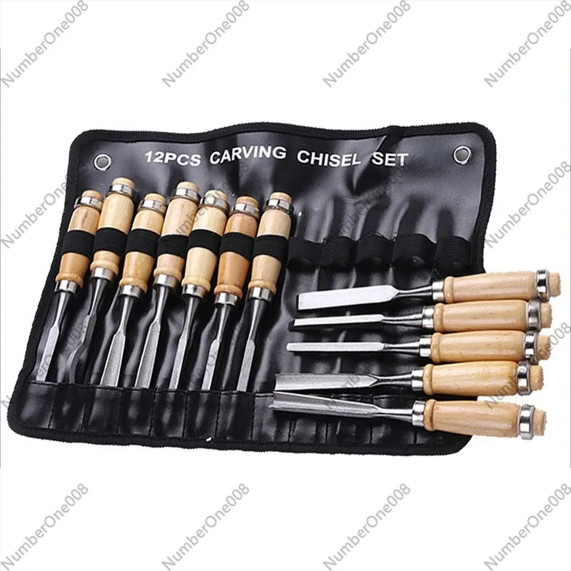 ชุดเครื่องมือแกะสลักไม้ 12 ชิ้ - Wood Chisel Set บทวิจารณ์และราคา