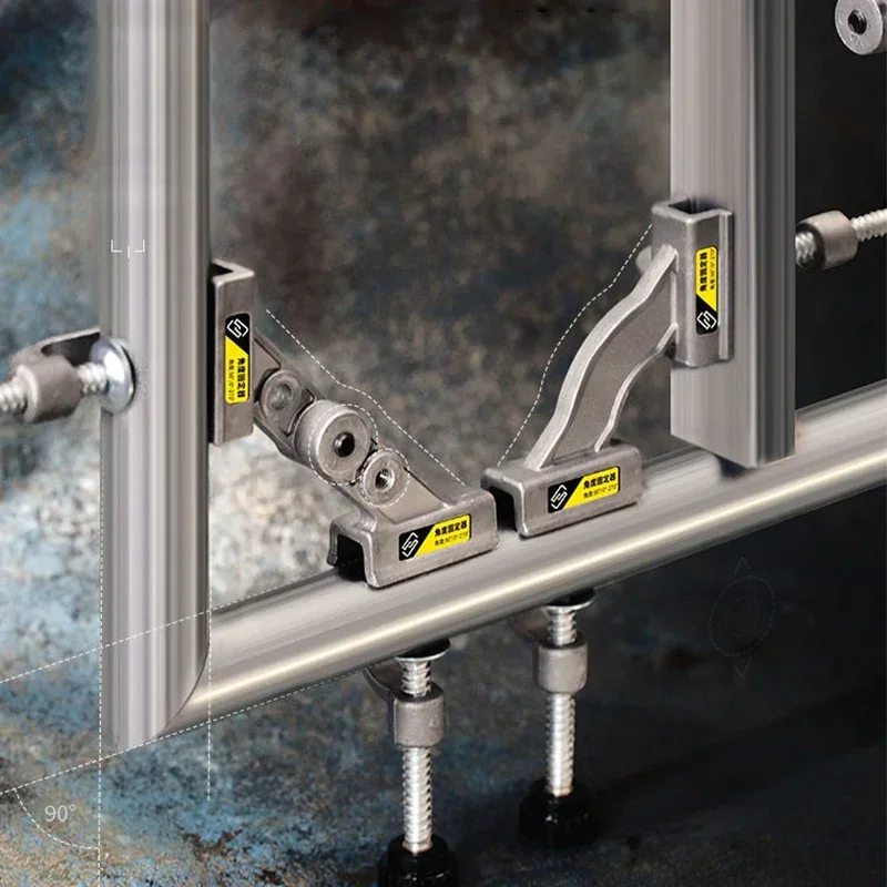 10-180 องศาปรับมุมขวามุม Quick - Woodworking Right Angle Clamp บทวิจารณ์และราคา