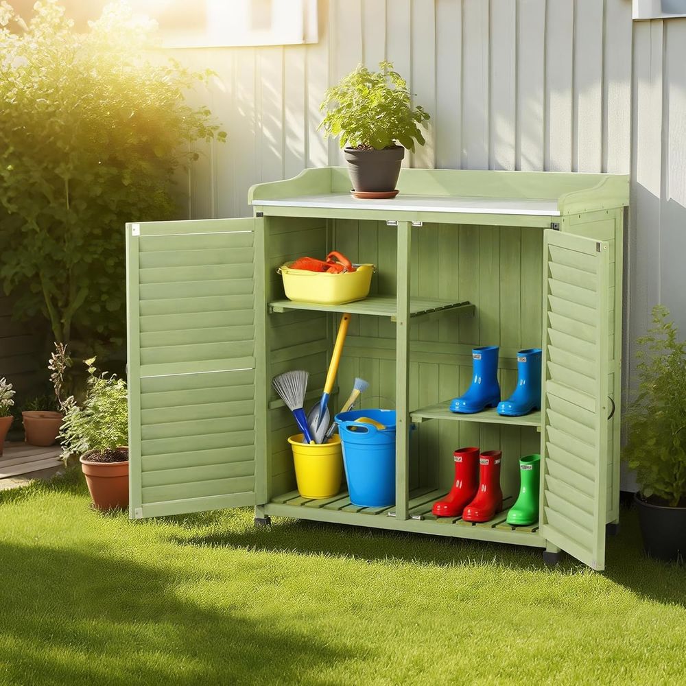 โต๊ะปลูกต้นไม้กลางแจ้งพร้อมท็อ - Woodworking Bench บทวิจารณ์และราคา