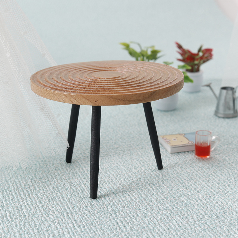 โต๊ะกลมจิ๋วสำหรับบ้านตุ๊กตา ขน - Wood Woodworking บทวิจารณ์และราคา