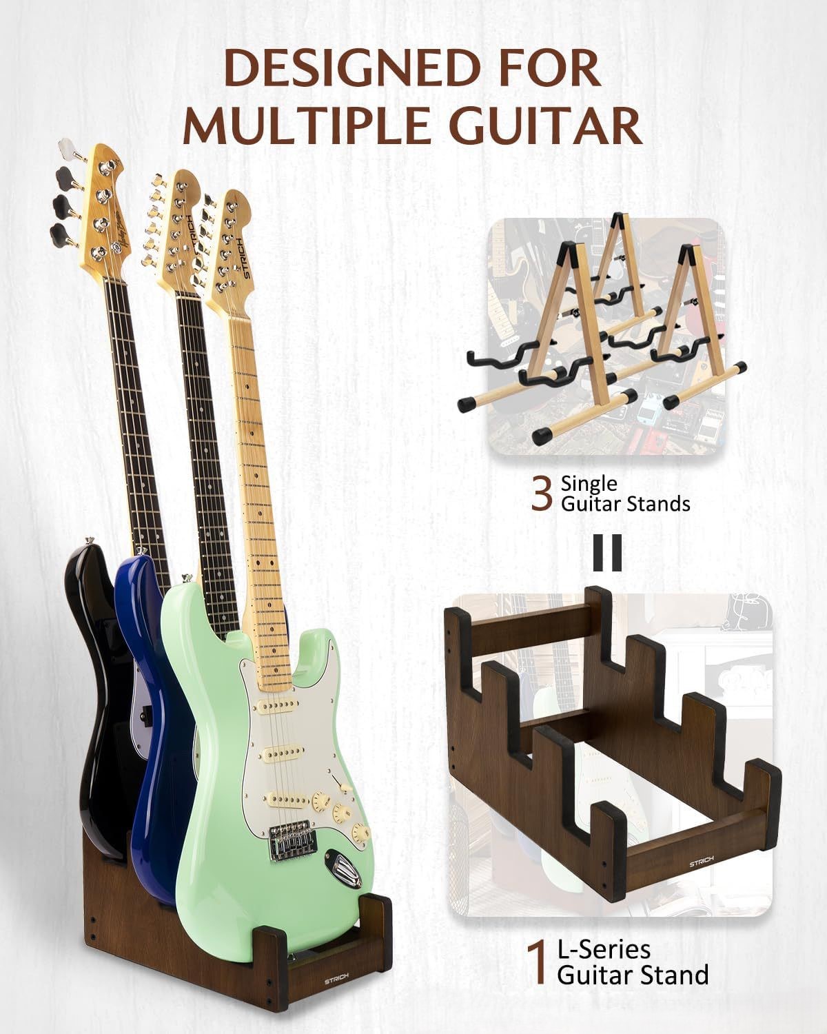 ชั้นวางกีตาร์ไม้แบบขั้นบันได,  - Woodworking Show บทวิจารณ์และราคา