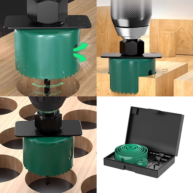 ชุดเลื่อยเจาะรู 19/8/5 ชิ้น ขน - Woodworking Cutting Tools บทวิจารณ์และราคา