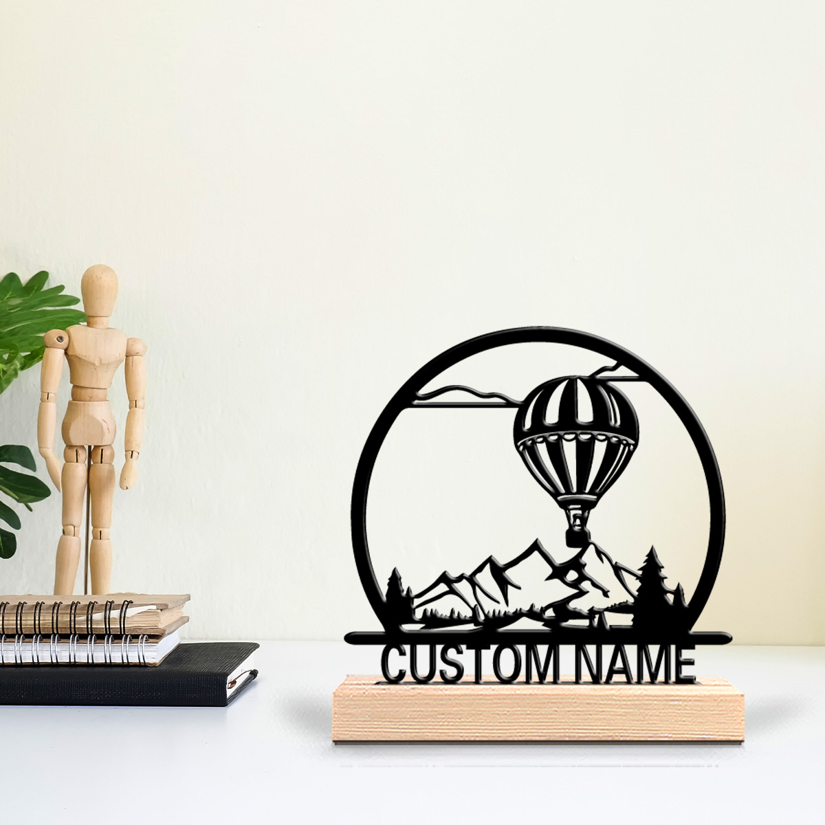 บอลลูนลมร้อน 1 ชิ้น ป้ายชื่อสั - Wood Woodworking บทวิจารณ์และราคา