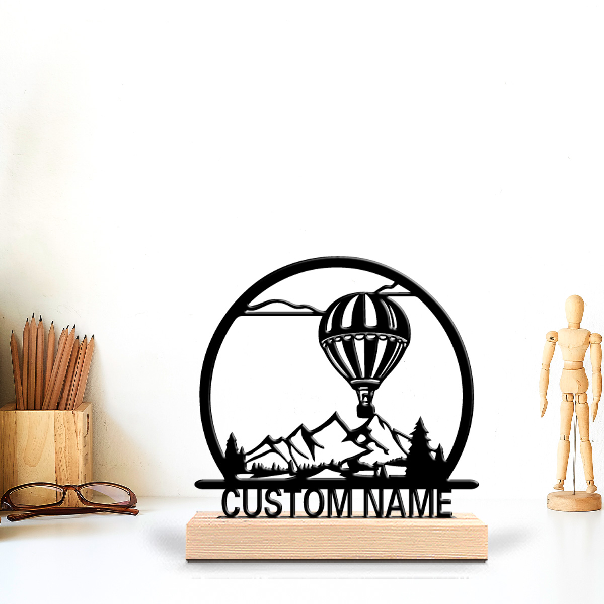 บอลลูนลมร้อน 1 ชิ้น ป้ายชื่อสั - Wood Woodworking บทวิจารณ์และราคา