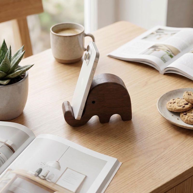 ที่วางโทรศัพท์ไม้เนื้อแข็งวอลน - Woodworking Show บทวิจารณ์และราคา