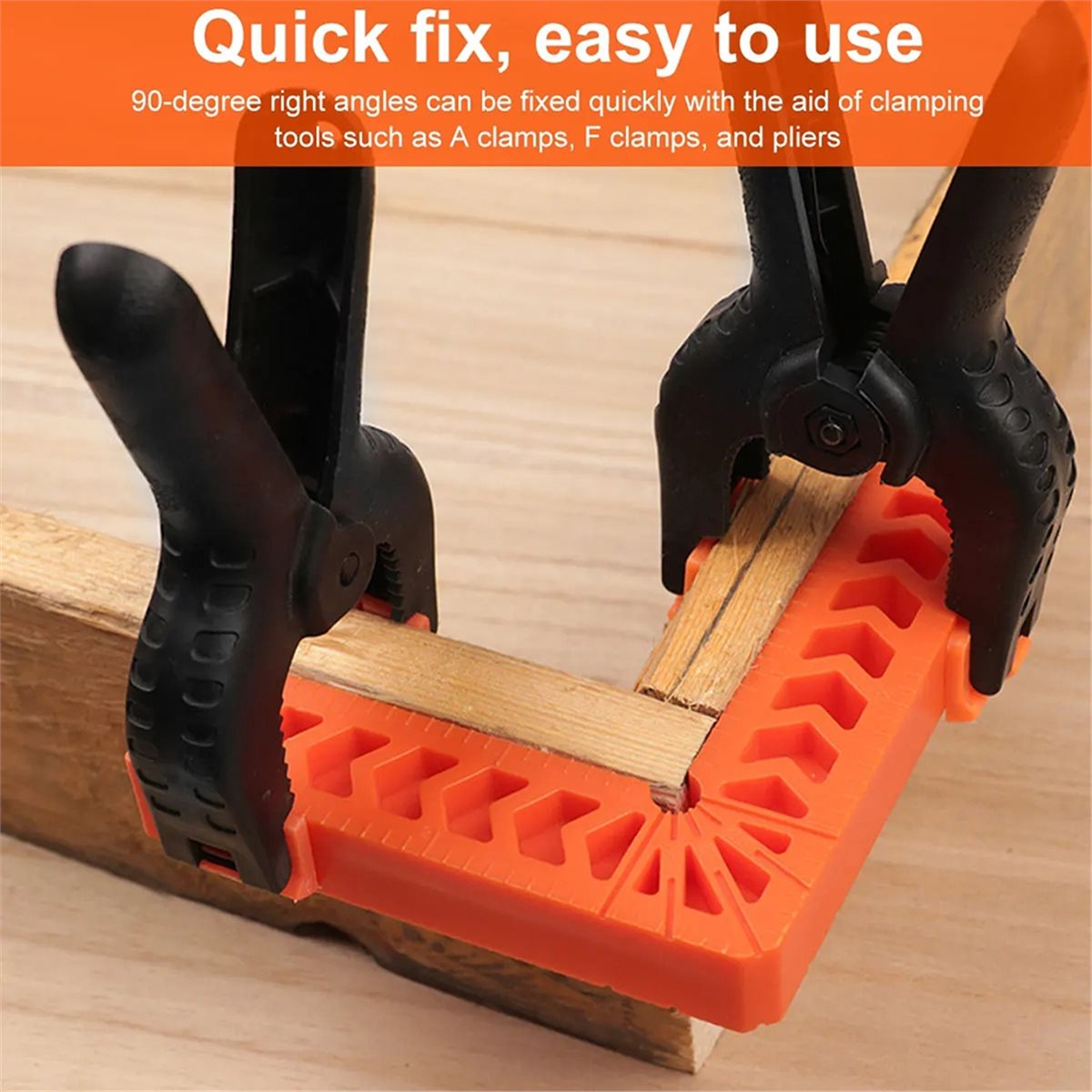 Toorise ชุด 8 ชิ้น ตัวหนีบมุมฉ - Woodworking Right Angle Clamp บทวิจารณ์และราคา