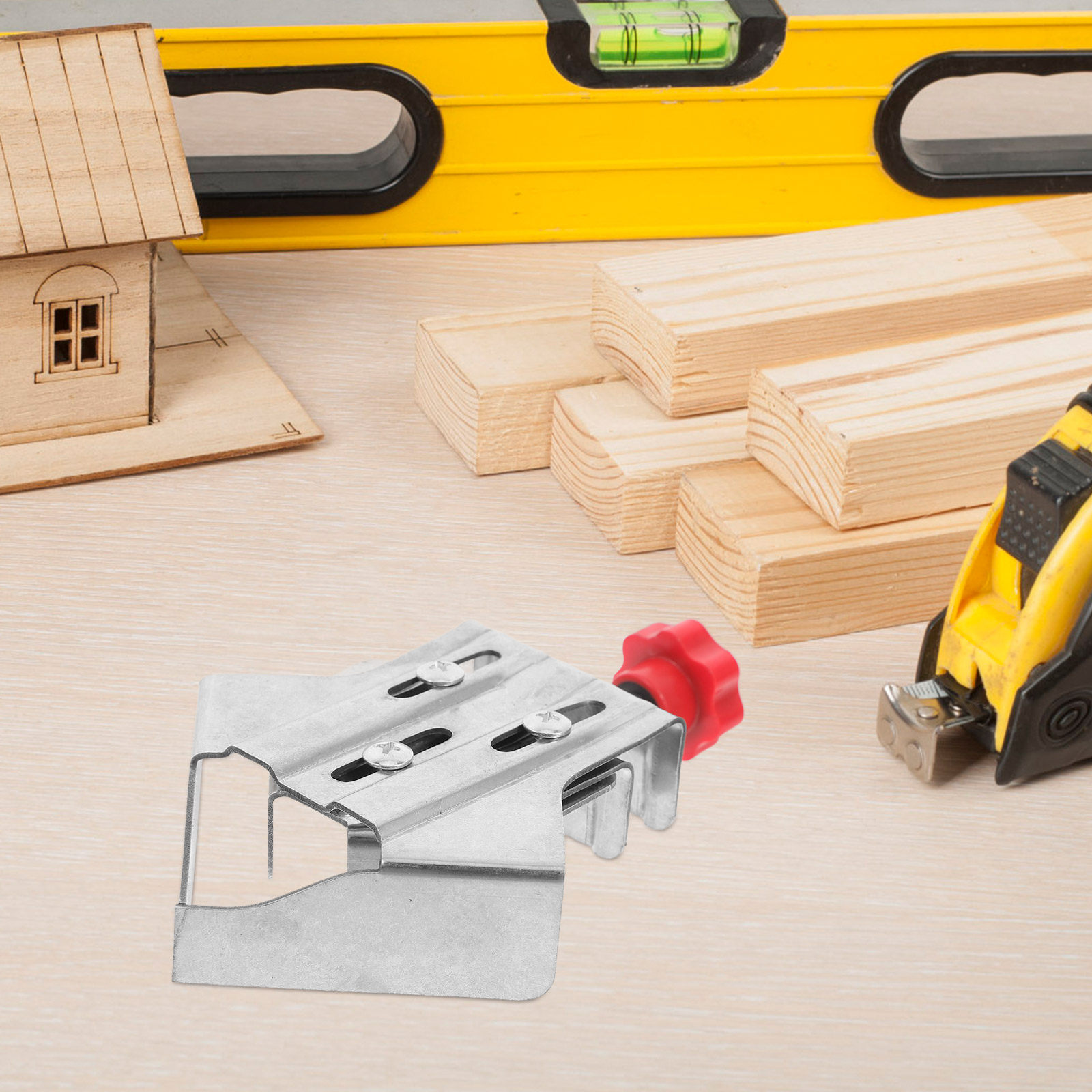 ตัวหนีบมุมฉากสแตนเลสแบบล็อคเร็ - Woodworking Right Angle Clamp บทวิจารณ์และราคา