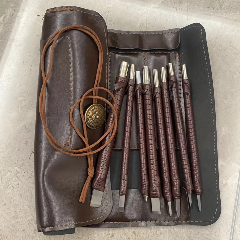 ‌ ชุดสิ่วแกะสลักเหล็กทังสเตน 8 - Wood Chisel Set บทวิจารณ์และราคา