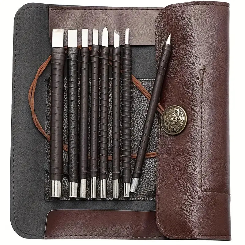 ‌ ชุดสิ่วแกะสลักเหล็กทังสเตน 8 - Wood Chisel Set บทวิจารณ์และราคา