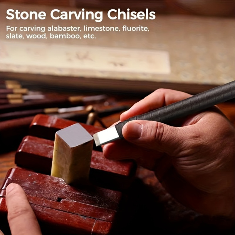 ‌ ชุดสิ่วแกะสลักเหล็กทังสเตน 8 - Wood Chisel Set บทวิจารณ์และราคา