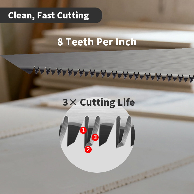 เลื่อยตัดผนังยิปซัมแบบพับได้ 8 - Woodworking Rasp บทวิจารณ์และราคา