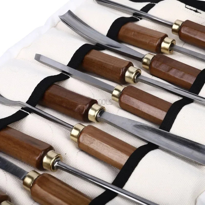 ชุดสิ่วงานไม้แบบใช้มือ ด้ามไม้ - Wood Chisel Set บทวิจารณ์และราคา