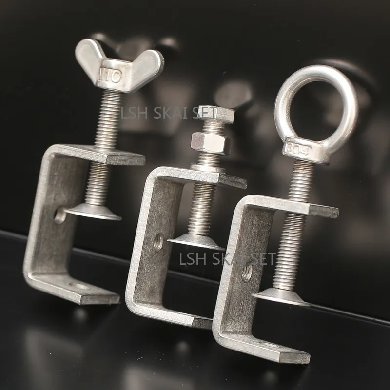 ตัวหนีบแบบ C ทำจากสแตนเลส 304  - Woodworking Clamp บทวิจารณ์และราคา