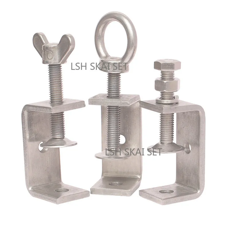 ตัวหนีบแบบ C ทำจากสแตนเลส 304  - Woodworking Clamp บทวิจารณ์และราคา