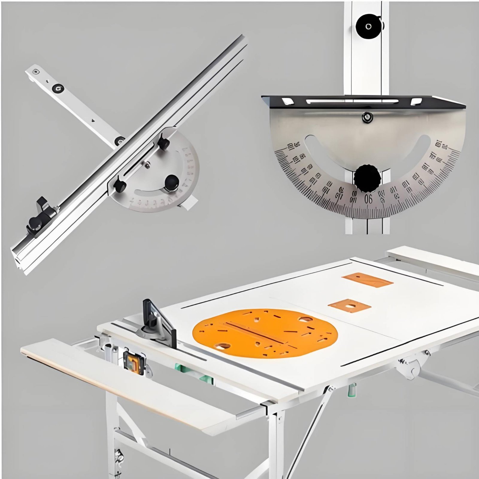 ตัวกำหนดมุมเลื่อยวงเดือนแบบพลิ - Woodworking Gauge บทวิจารณ์และราคา