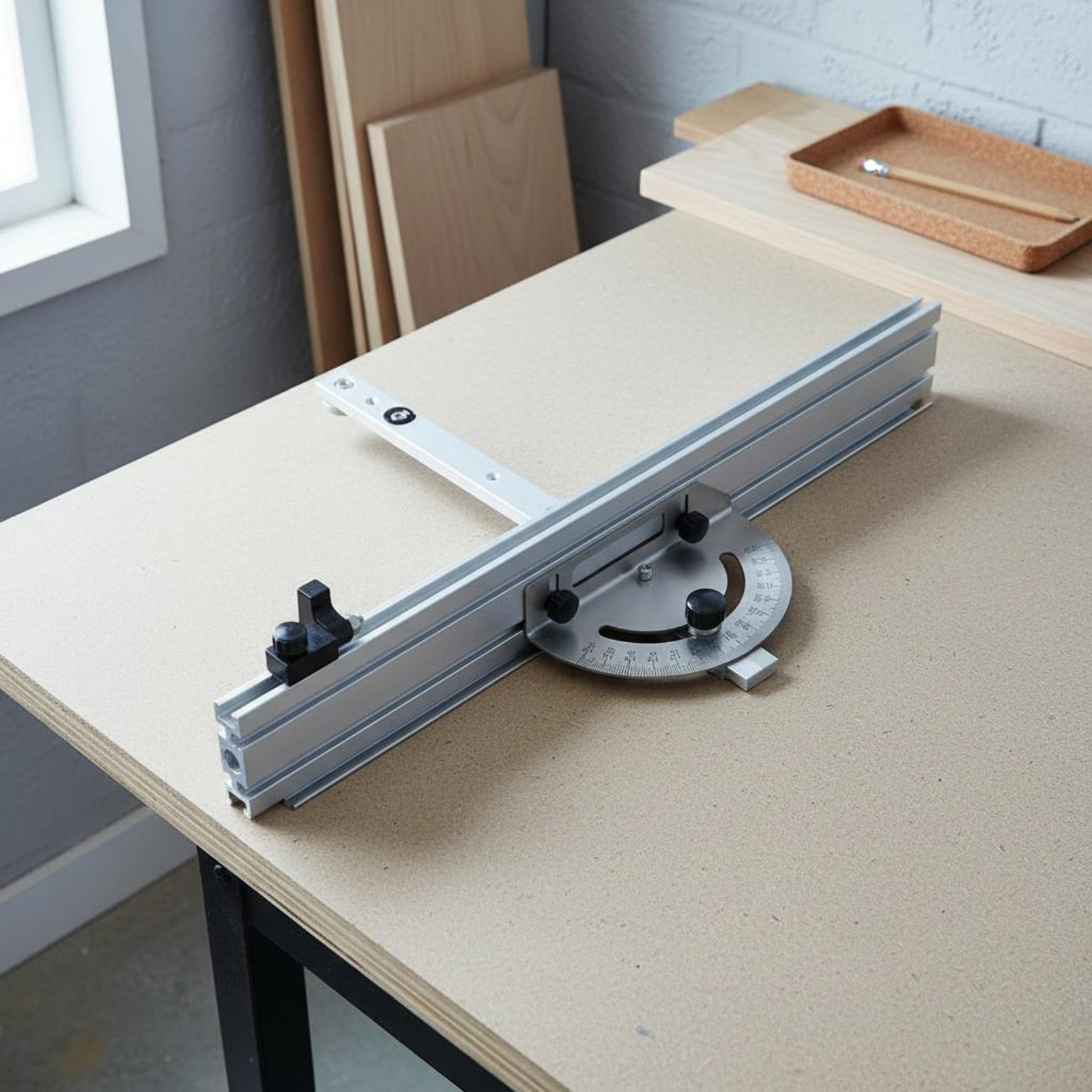 ตัวกำหนดมุมเลื่อยวงเดือนแบบพลิ - Woodworking Gauge บทวิจารณ์และราคา