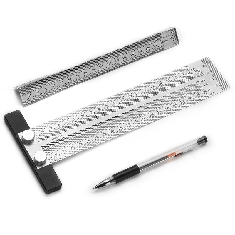 【HG】ไม้บรรทัดวัดรูแบบตัวทีความ - Woodworking Gauge บทวิจารณ์และราคา