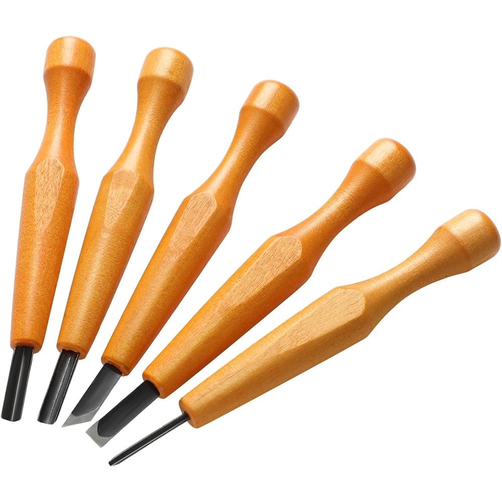 ชุดเครื่องมือแกะสลักไม้ 5 ชิ้น - Wood Chisel Set บทวิจารณ์และราคา