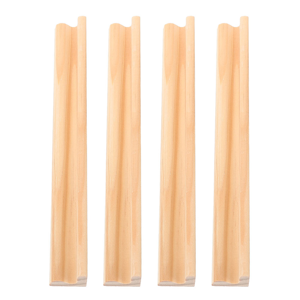 ที่วางโดมิโนไม้ธรรมชาติ 4 ชิ้น - Woodworking Show บทวิจารณ์และราคา