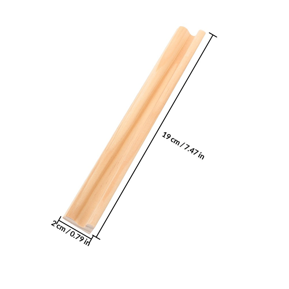 ที่วางโดมิโนไม้ธรรมชาติ 4 ชิ้น - Woodworking Show บทวิจารณ์และราคา