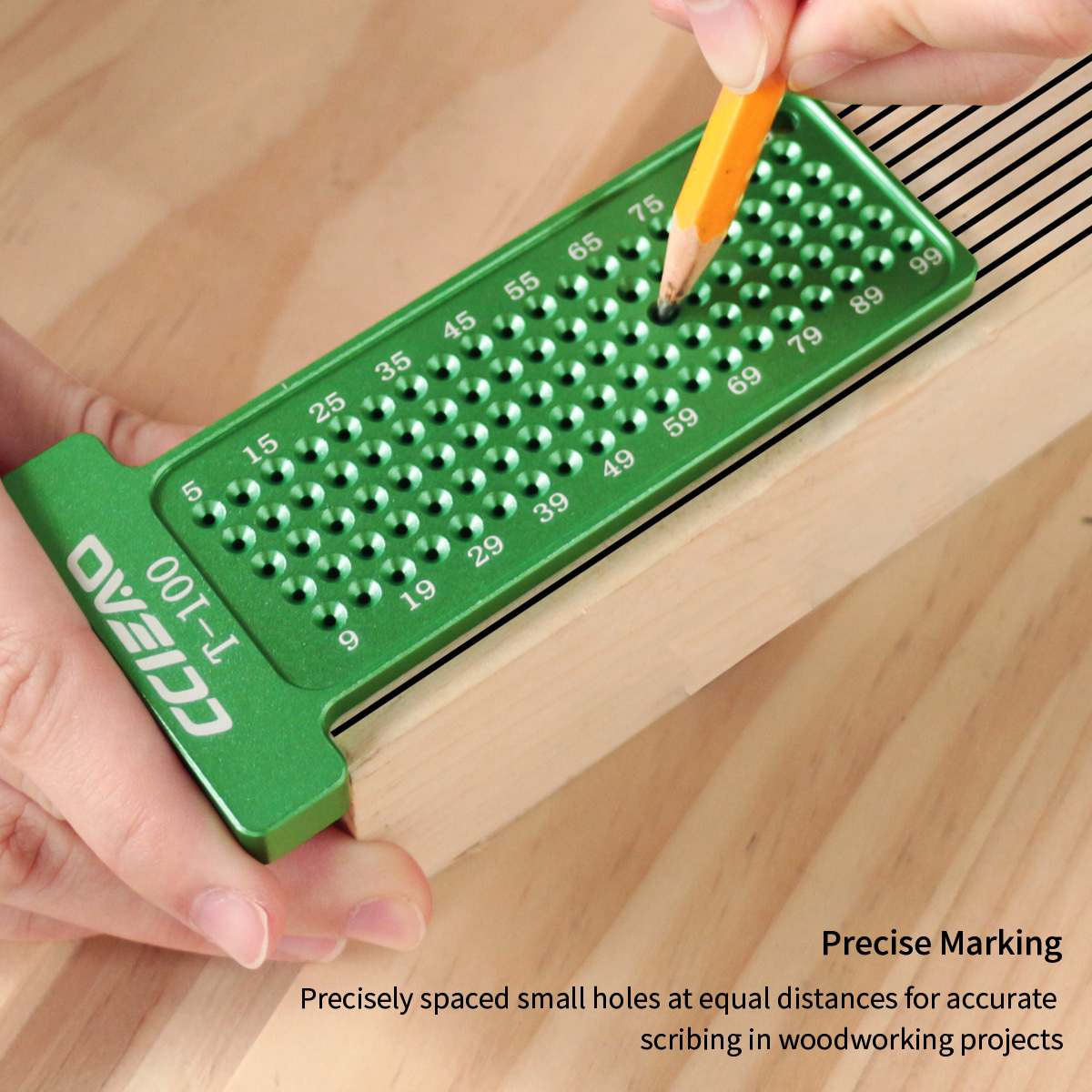 4 นิ้ว/100 มม.ไม้ Scribe,เมตริ - Woodworking Gauge บทวิจารณ์และราคา