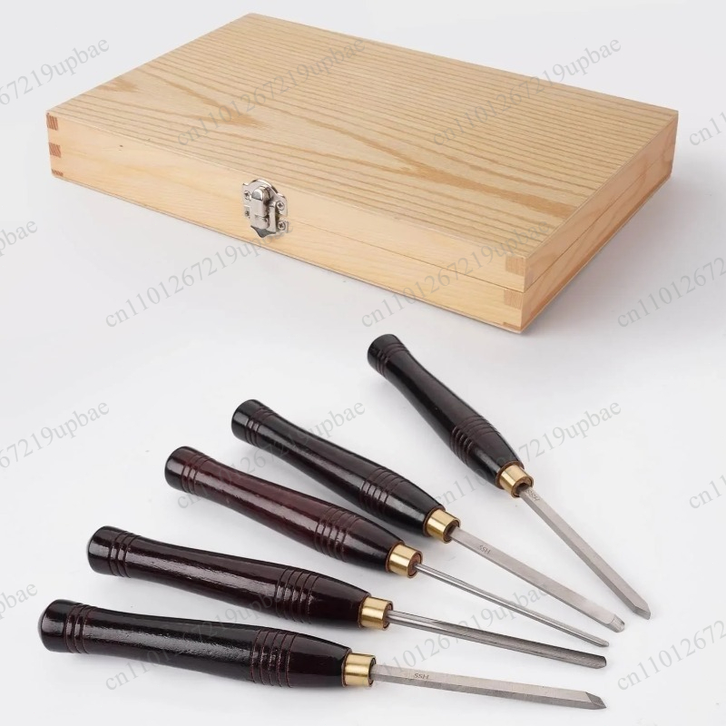 ชุดสิ่วกลึงไม้ HSS 5 ชิ้น เครื - Wood Chisel Set บทวิจารณ์และราคา