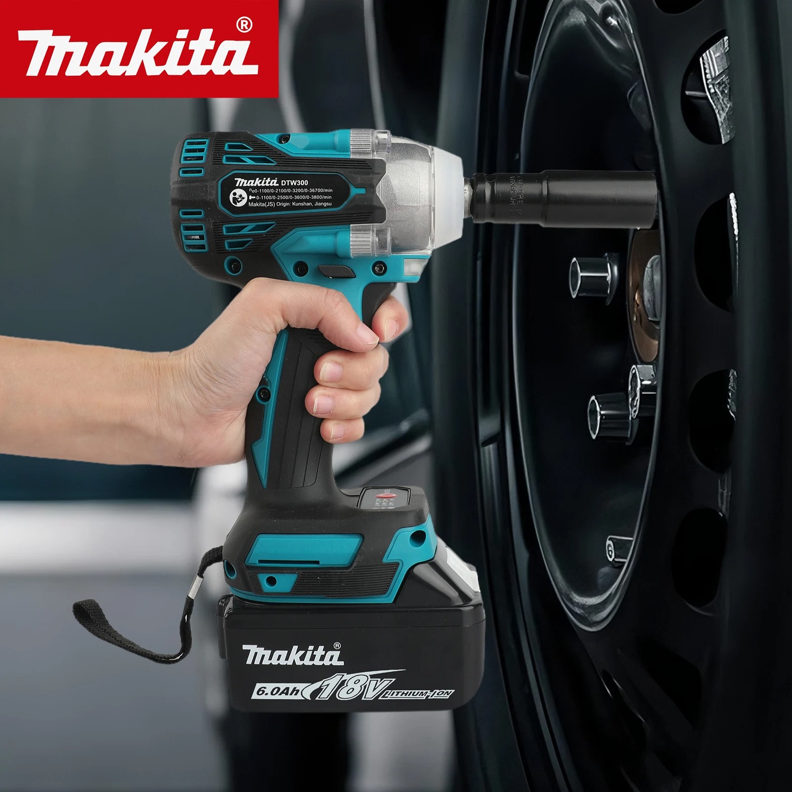 มากีต้า DTW300 18V ประแจกระแทก - Makita Drill Dtw300 บทวิจารณ์และราคา