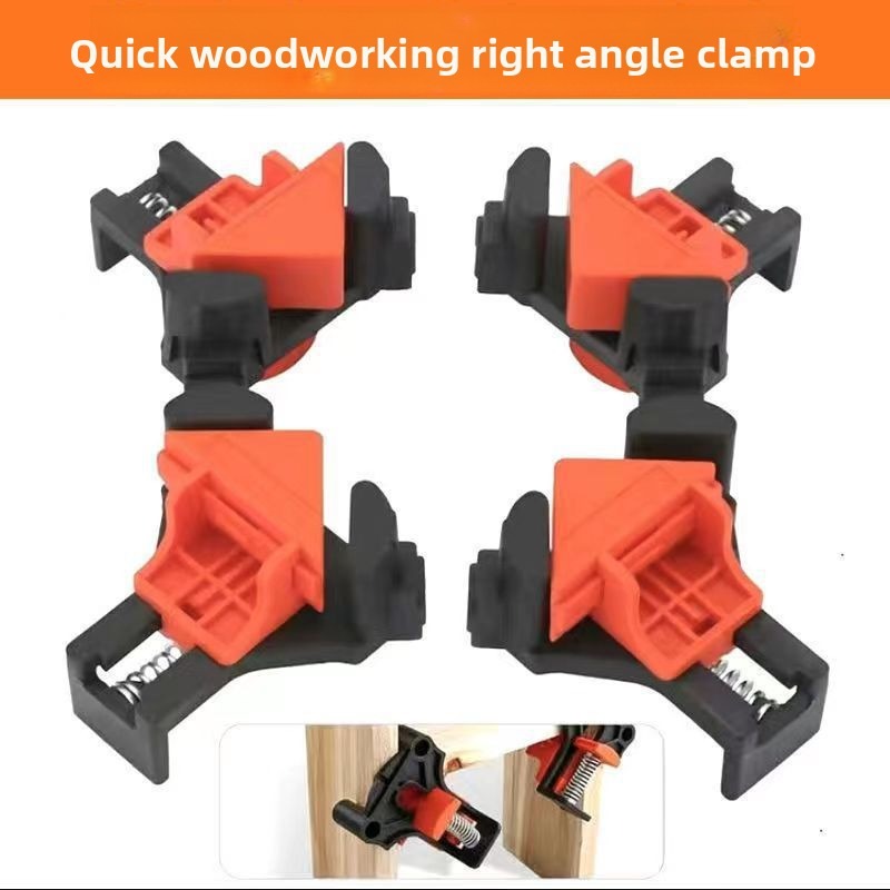 2/4 ชิ้น คลิปยึดมุมฉากสำหรับงา - Woodworking Right Angle Clamp บทวิจารณ์และราคา